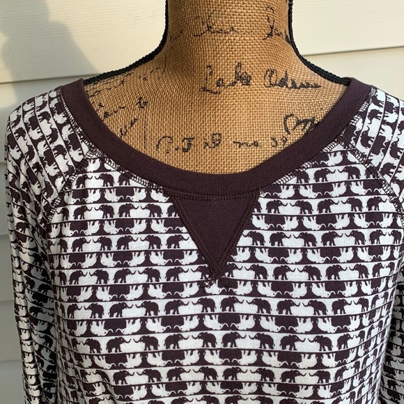 Womens elephant print Jane & Bleeker sweater or sweater dress - Picture 3 of 11